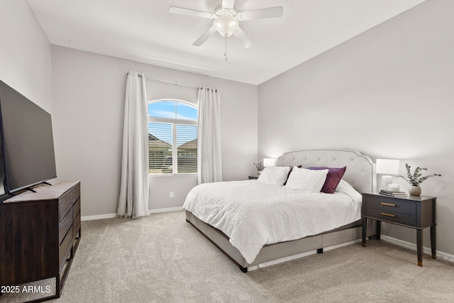 4302 E Cynthia St, Gilbert, AZ 85295 - carpeted bedroom with baseboards and a ceiling fan