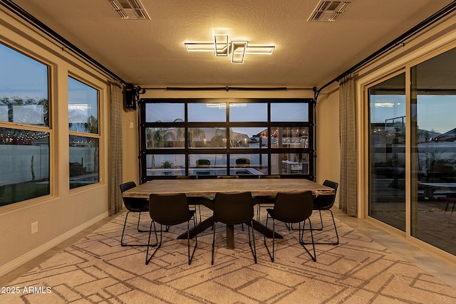 sunroom with visible vents