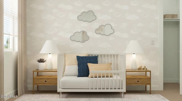 15883 W Winslow Ave, Goodyear, AZ 85338 - bedroom with wallpapered walls and baseboards