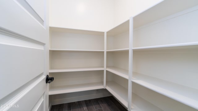 view of storage area