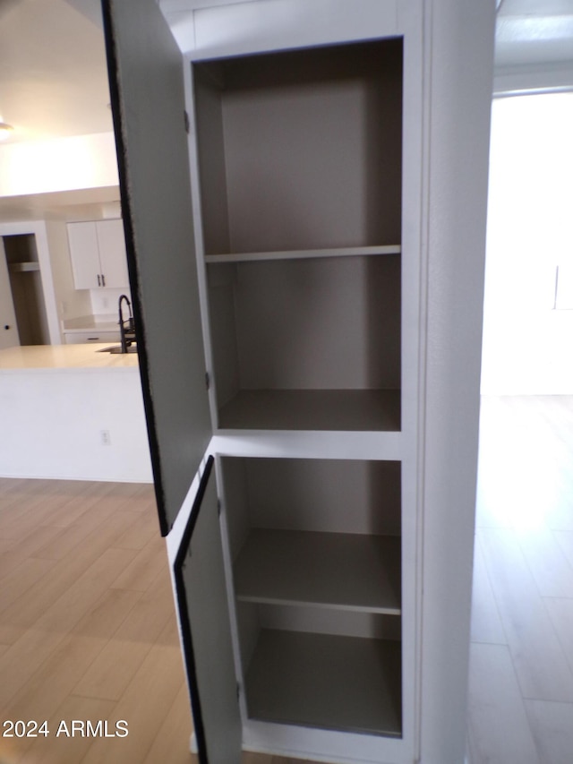 closet featuring sink