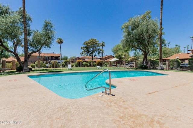 1133 N 84th Pl, Scottsdale, AZ 85257 - community pool featuring a patio