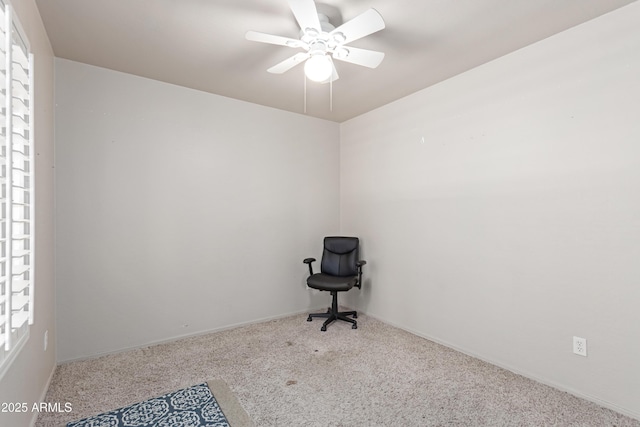 6610 E University Dr Unit 2, Mesa, AZ 85205 - unfurnished room featuring carpet flooring and ceiling fan