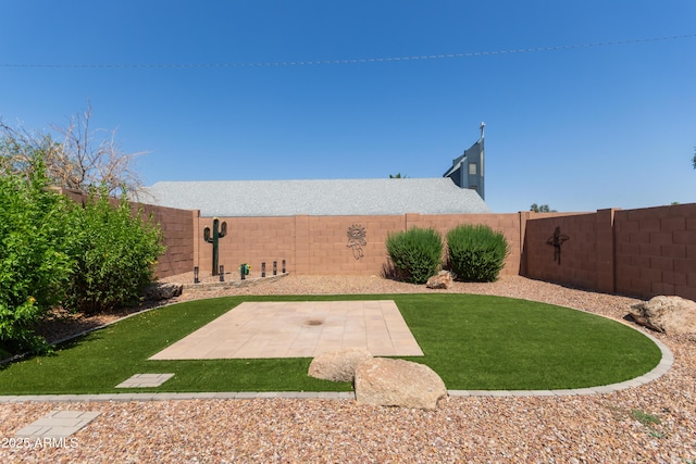 6610 E University Dr Unit 2, Mesa, AZ 85205 - fenced backyard featuring a patio area