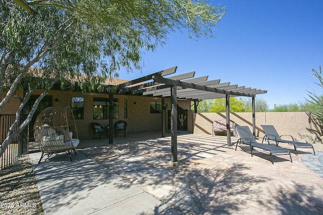 6608 E Ranch Rd, Cave Creek, AZ 85331 - view of patio / terrace featuring a pergola