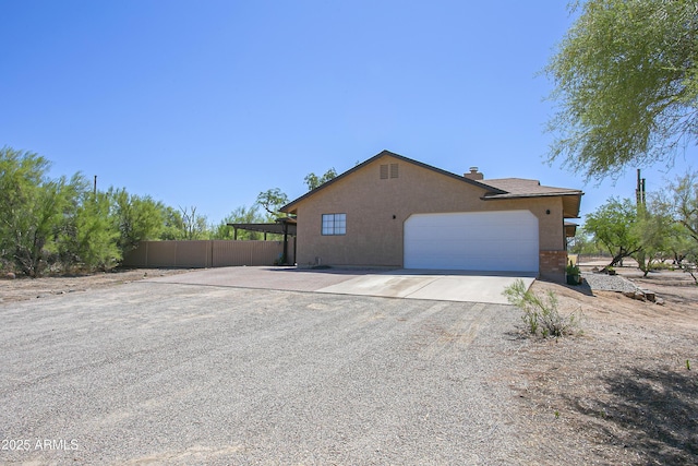 6608 E Ranch Rd, Cave Creek, AZ 85331 - view of home's exterior with a garage and driveway