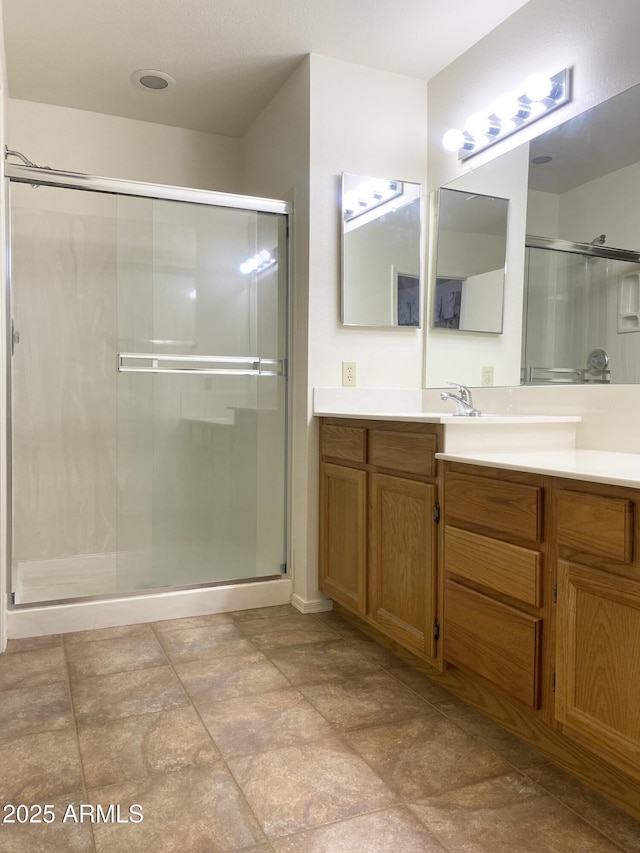 1249 E Commerce Ave, Gilbert, AZ 85234 - bathroom featuring vanity and a shower stall