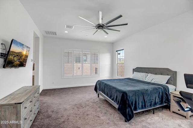 32083 N 126th Ave, Peoria, AZ 85383 - carpeted bedroom with recessed lighting, baseboards, and ceiling fan