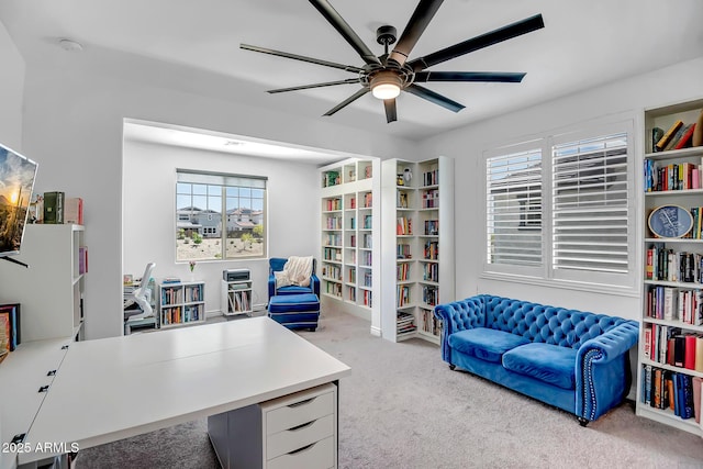 32083 N 126th Ave, Peoria, AZ 85383 - carpeted office featuring a ceiling fan and plenty of natural light
