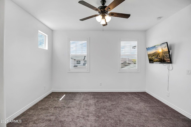 32083 N 126th Ave, Peoria, AZ 85383 - empty room with carpet, ceiling fan, baseboards, and a smoke detector