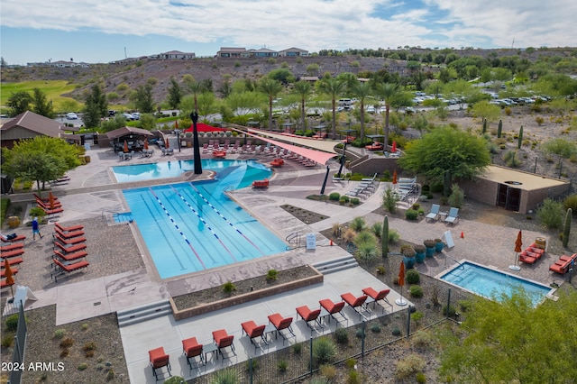 view of pool