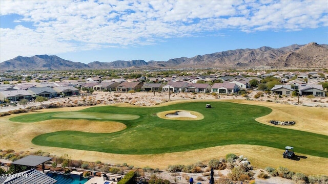 view of home's community featuring a mountain view