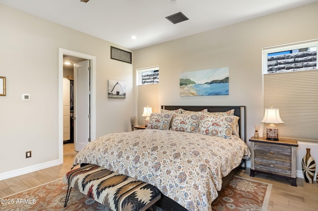 14507 N Valencia Dr, Fountain Hills, AZ 85268 - bedroom with light wood-style flooring, baseboards, and recessed lighting
