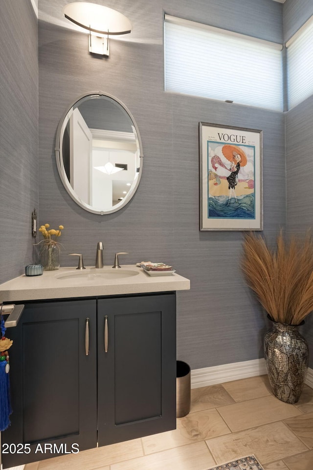 14507 N Valencia Dr, Fountain Hills, AZ 85268 - bathroom featuring vanity and baseboards