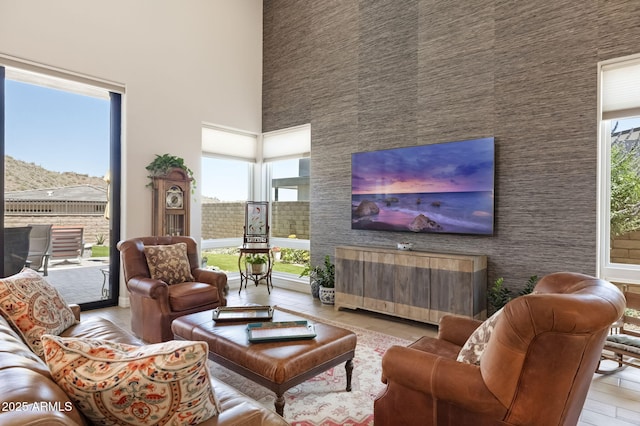 14507 N Valencia Dr, Fountain Hills, AZ 85268 - living area featuring a high ceiling
