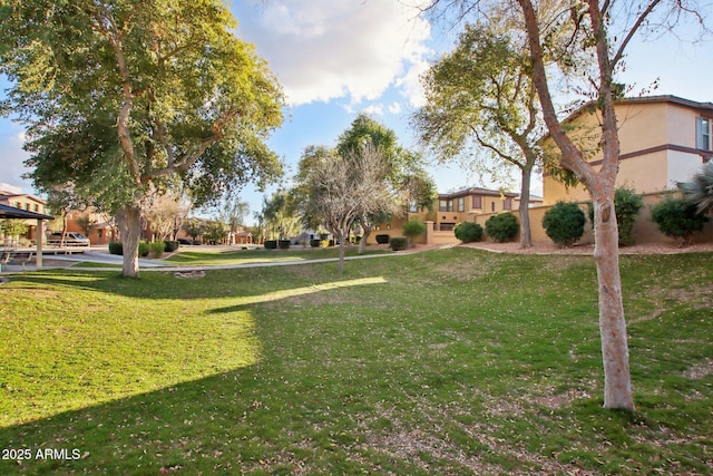 surrounding community featuring a yard