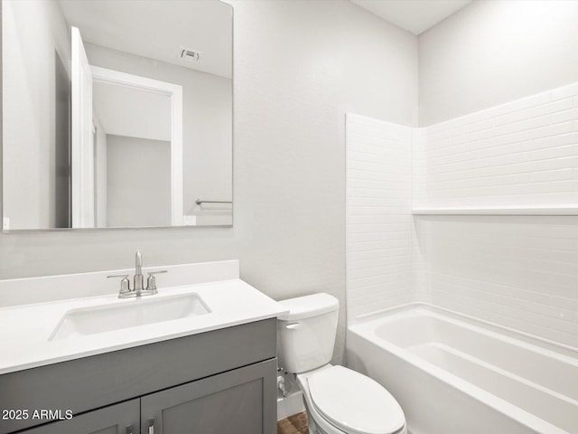 17809 W Elm St, Goodyear, AZ 85395 - bathroom featuring toilet, vanity, and shower / tub combination