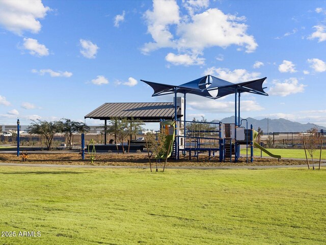 17809 W Elm St, Goodyear, AZ 85395 - communal playground with a lawn and a mountain view
