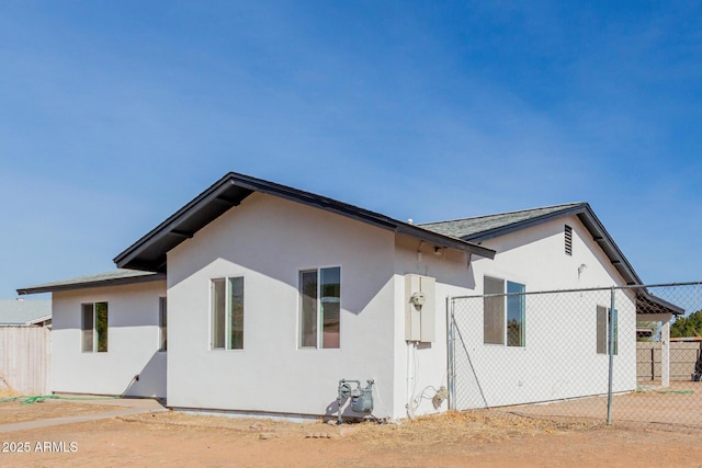 view of rear view of property