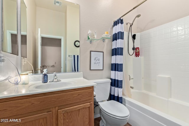 3553 W Dancer Ln, San Tan Valley, AZ 85144 - full bath featuring vanity and shower / bath combo with shower curtain