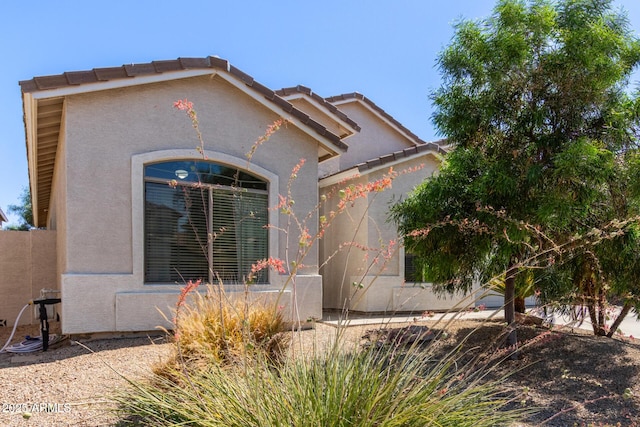 3553 W Dancer Ln, San Tan Valley, AZ 85144 - view of home's exterior featuring stucco siding