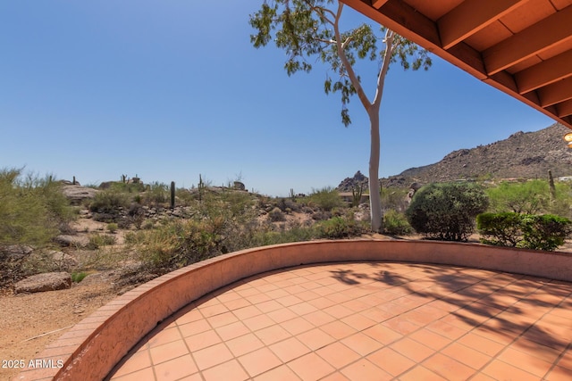 1305 Coyote Pass, Carefree, AZ 85377 - view of patio featuring a mountain view