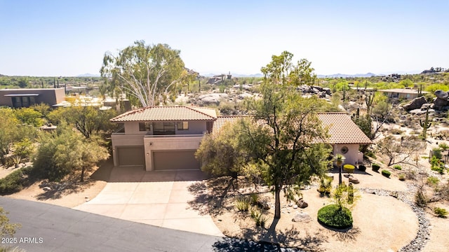 1305 Coyote Pass, Carefree, AZ 85377 - aerial view featuring a mountain view