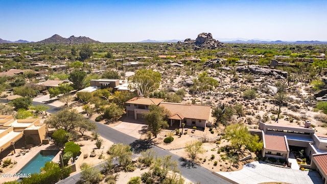 1305 Coyote Pass, Carefree, AZ 85377 - bird's eye view with a mountain view