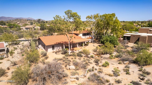 1305 Coyote Pass, Carefree, AZ 85377 - birds eye view of property with a mountain view
