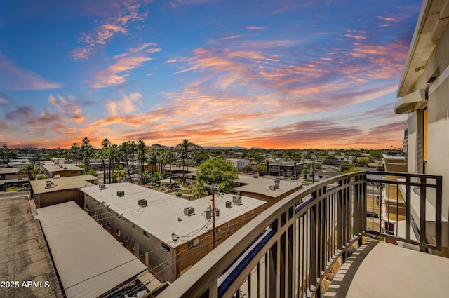 6803 E Main St Unit 5506, Scottsdale, AZ 85251 - view of balcony at dusk