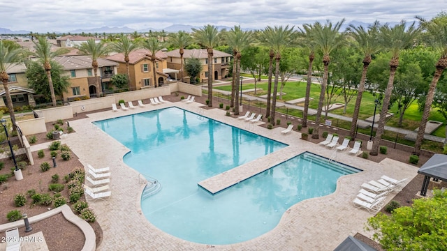 1162 S Agnes Ln, Gilbert, AZ 85296 - community pool featuring fence and a patio area