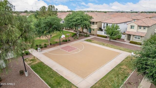 1162 S Agnes Ln, Gilbert, AZ 85296 - view of basketball court featuring community basketball court and a residential view