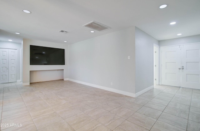 view of unfurnished living room