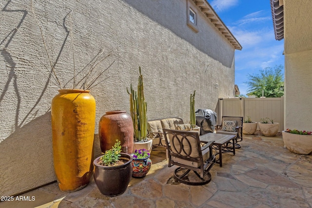 3828 S Verbena Ave, Gilbert, AZ 85297 - view of patio featuring fence and outdoor dining space