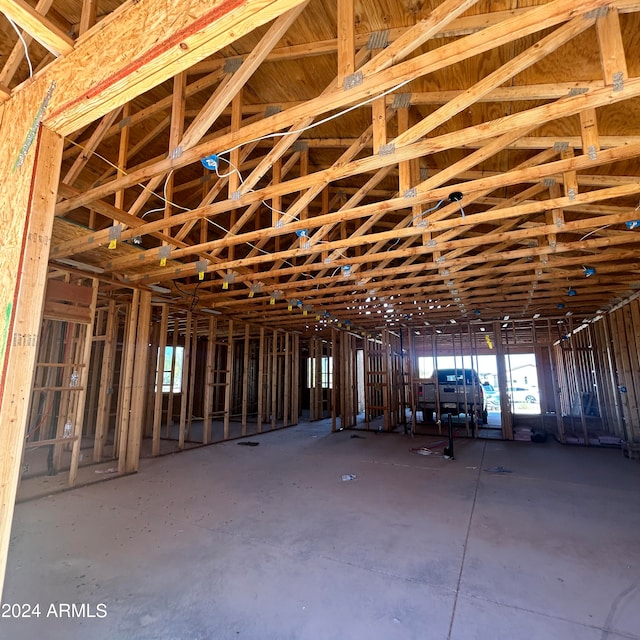 miscellaneous room featuring concrete flooring