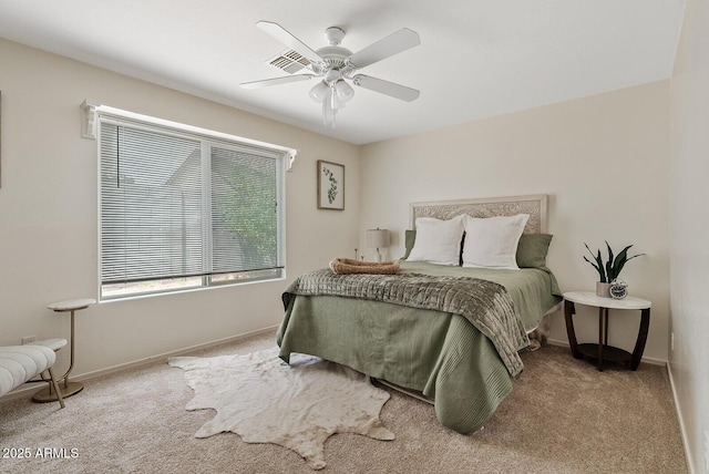 2286 E Mohave Ln, Apache Junction, AZ 85119 - bedroom featuring carpet, baseboards, and ceiling fan