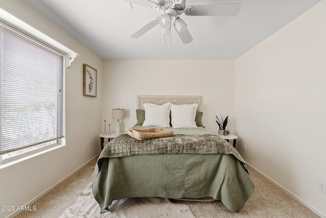 2286 E Mohave Ln, Apache Junction, AZ 85119 - bedroom featuring carpet flooring, baseboards, and ceiling fan