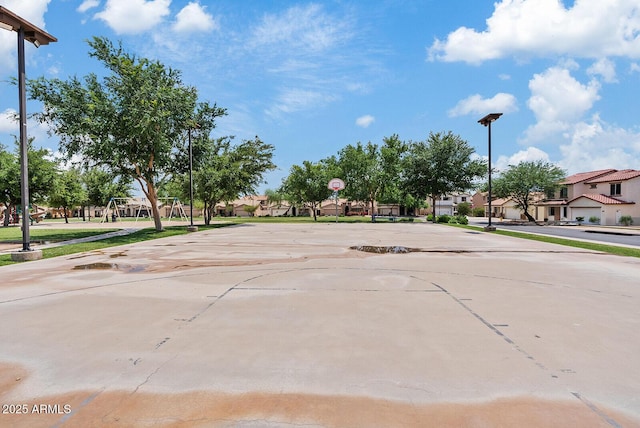 2286 E Mohave Ln, Apache Junction, AZ 85119 - view of road with a residential view, street lighting, sidewalks, and traffic signs