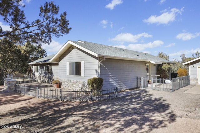 rear view of property with a patio area