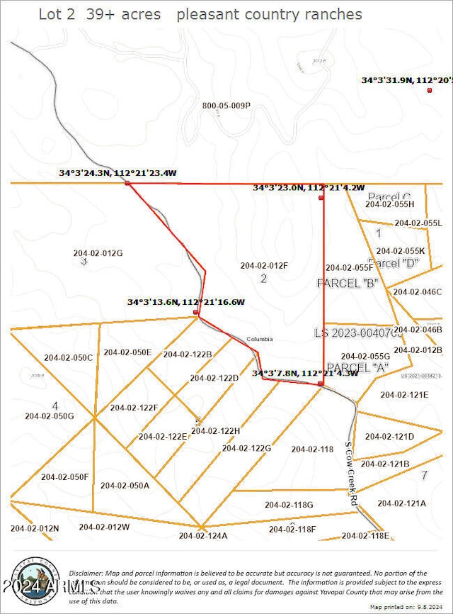 000XX N Cow Creek Rd Unit 2, Morristown AZ, 85342 land for sale