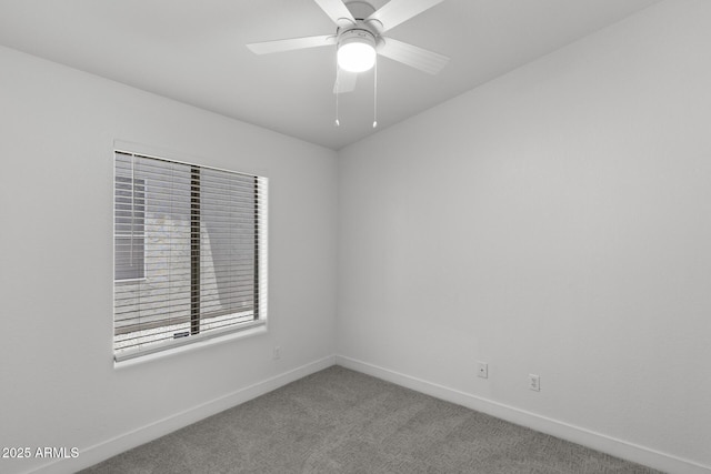 9631 E Palm Ridge Dr, Scottsdale, AZ 85260 - carpeted empty room with baseboards and ceiling fan