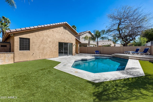 9631 E Palm Ridge Dr, Scottsdale, AZ 85260 - view of pool featuring a patio