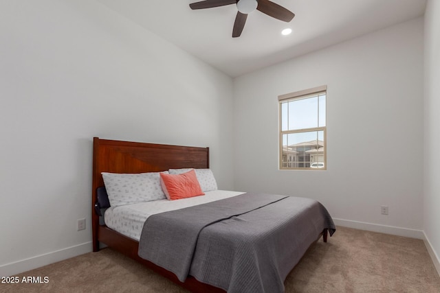 11015 E Texas Ave, Mesa, AZ 85212 - bedroom featuring carpet flooring, recessed lighting, and ceiling fan