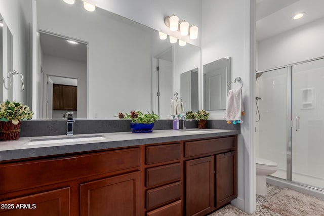 11015 E Texas Ave, Mesa, AZ 85212 - full bathroom with a stall shower and double vanity