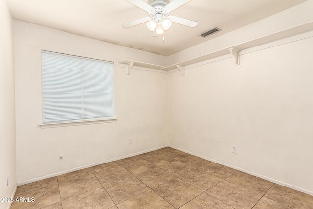 3006 W Matthew Dr, Phoenix, AZ 85027 - walk in closet with a ceiling fan and light tile patterned flooring