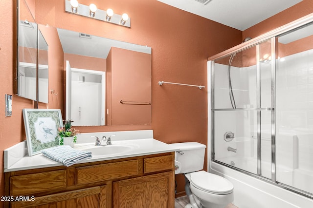3006 W Matthew Dr, Phoenix, AZ 85027 - full bath featuring vanity, toilet, and enclosed tub / shower combo