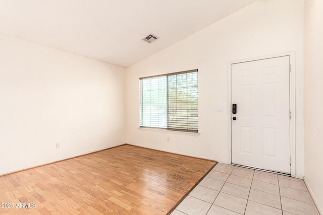3006 W Matthew Dr, Phoenix, AZ 85027 - foyer entrance with vaulted ceiling and light tile patterned floors