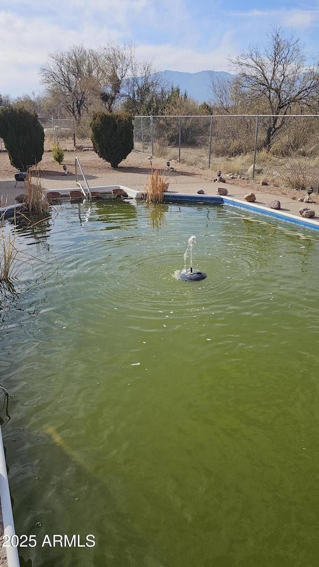 view of water feature