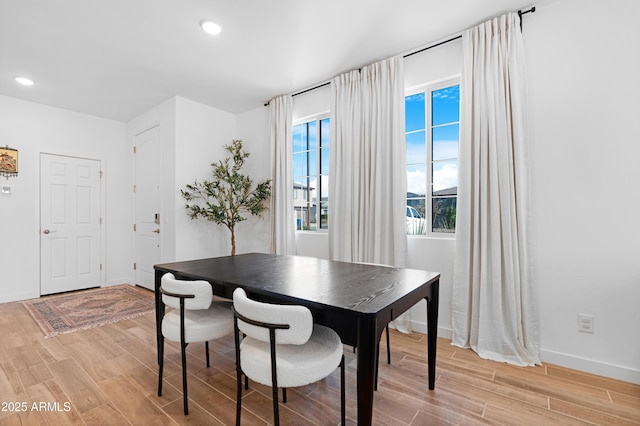 view of dining space