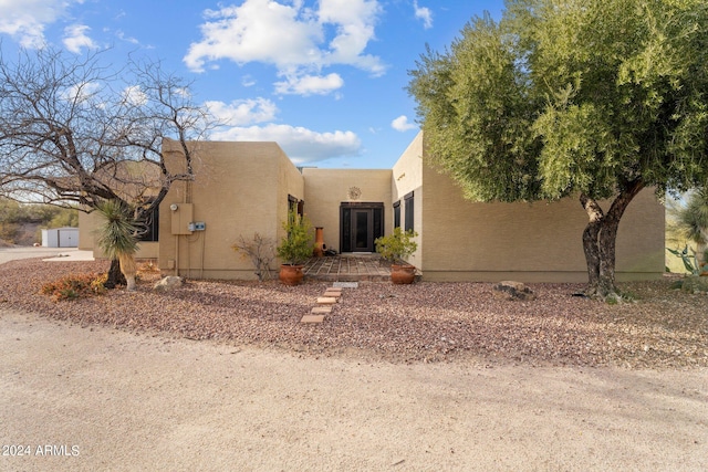 view of pueblo-style house